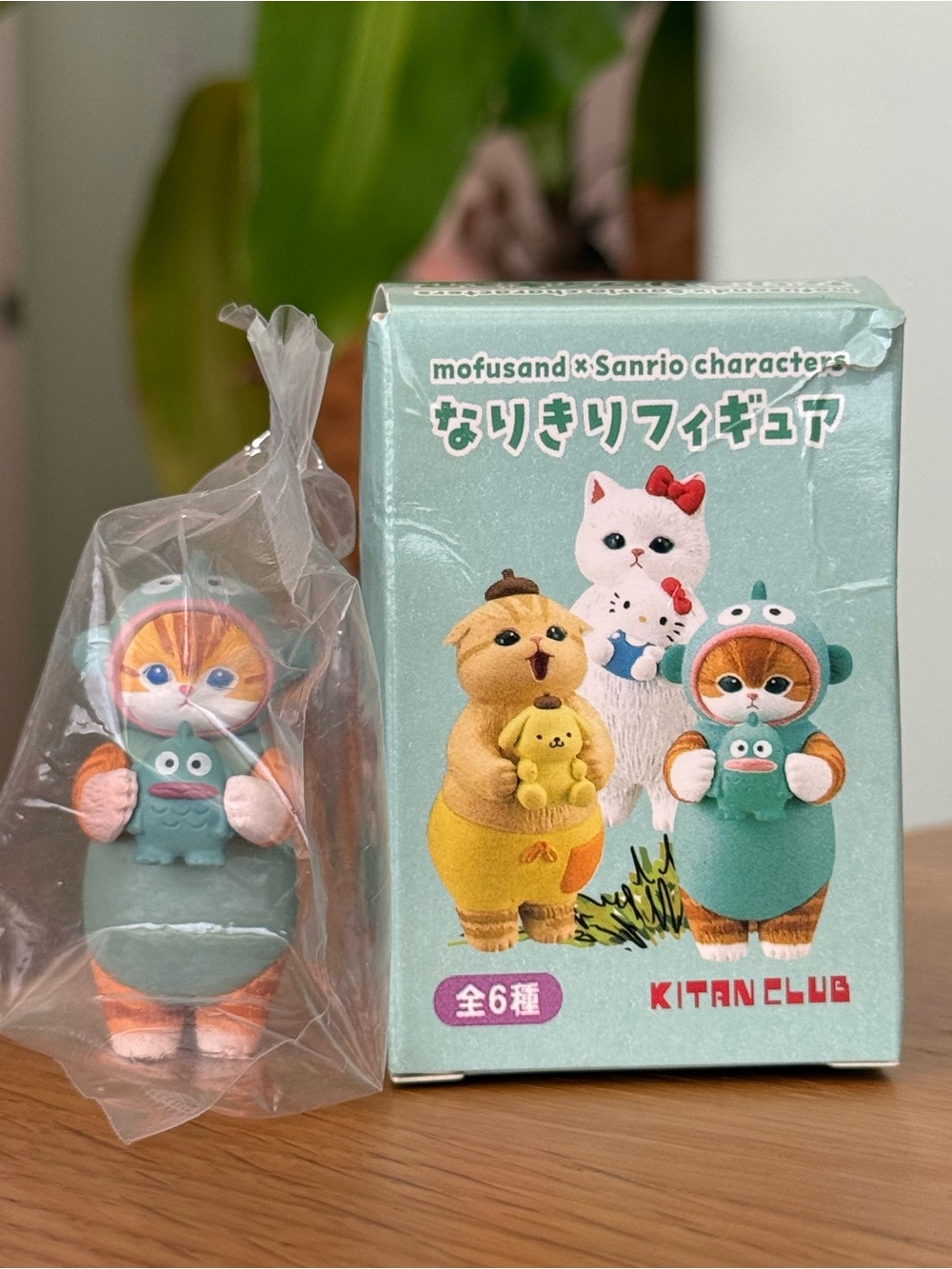 Mofusand x Sanrio Kitan Club blind box Hangyodon figure